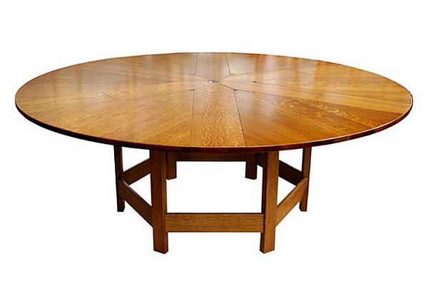 Round puzzle dining table