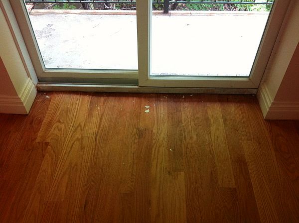 cleaning hardwood floors after water damage