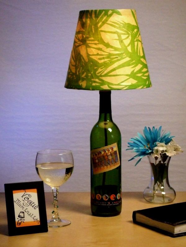 Wine Bottle Table Lamp