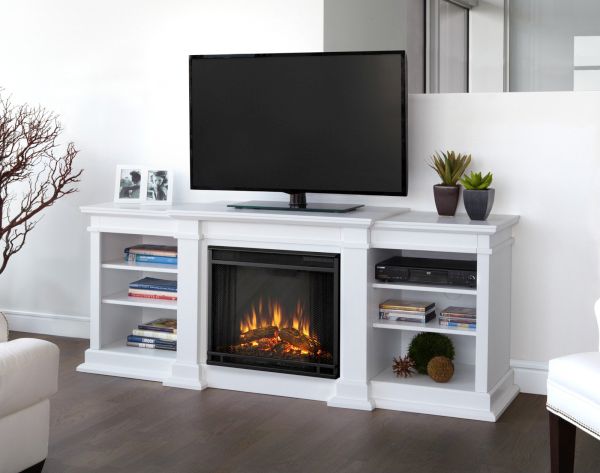 Electric fireplaces cum TV cabinets