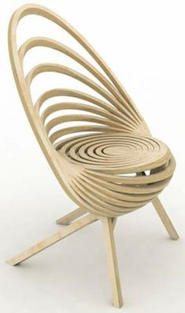 Spiral Wooden Chair (2)