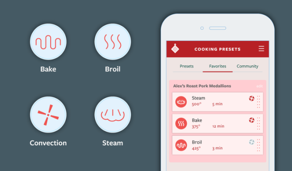 Tovala can also be connected to your smartphone