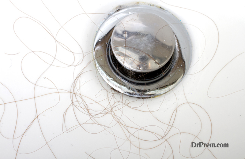 Drain Clog due to hair