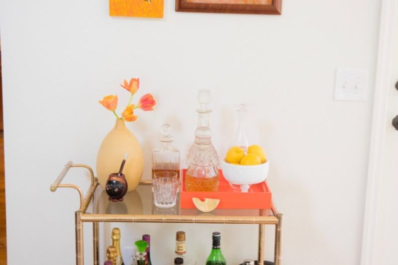 Bar cart styling