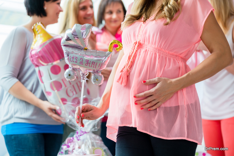 Gender Reveal Christmas Themed Baby Shower