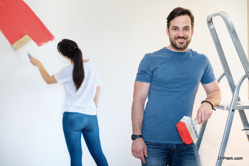 couple Painting Walls